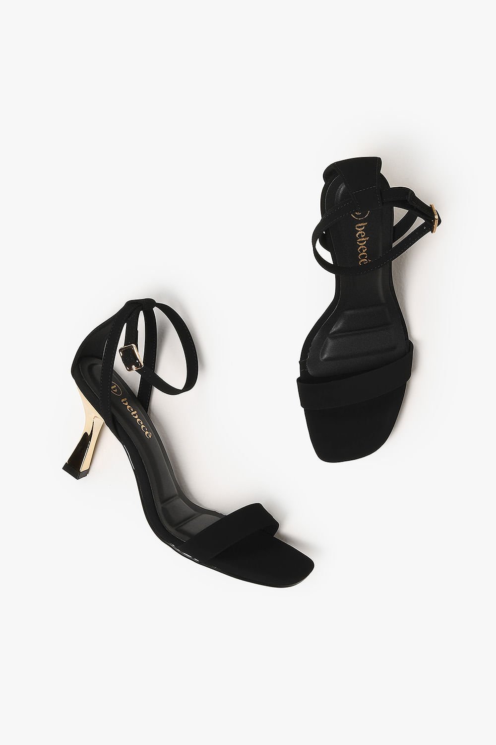 Sandália Feminina Salto Alto Bebecê Nahima Preto 3