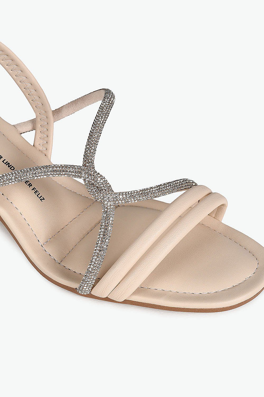 Sandália Feminino Salto Médio Dakota Leanora Branco 2