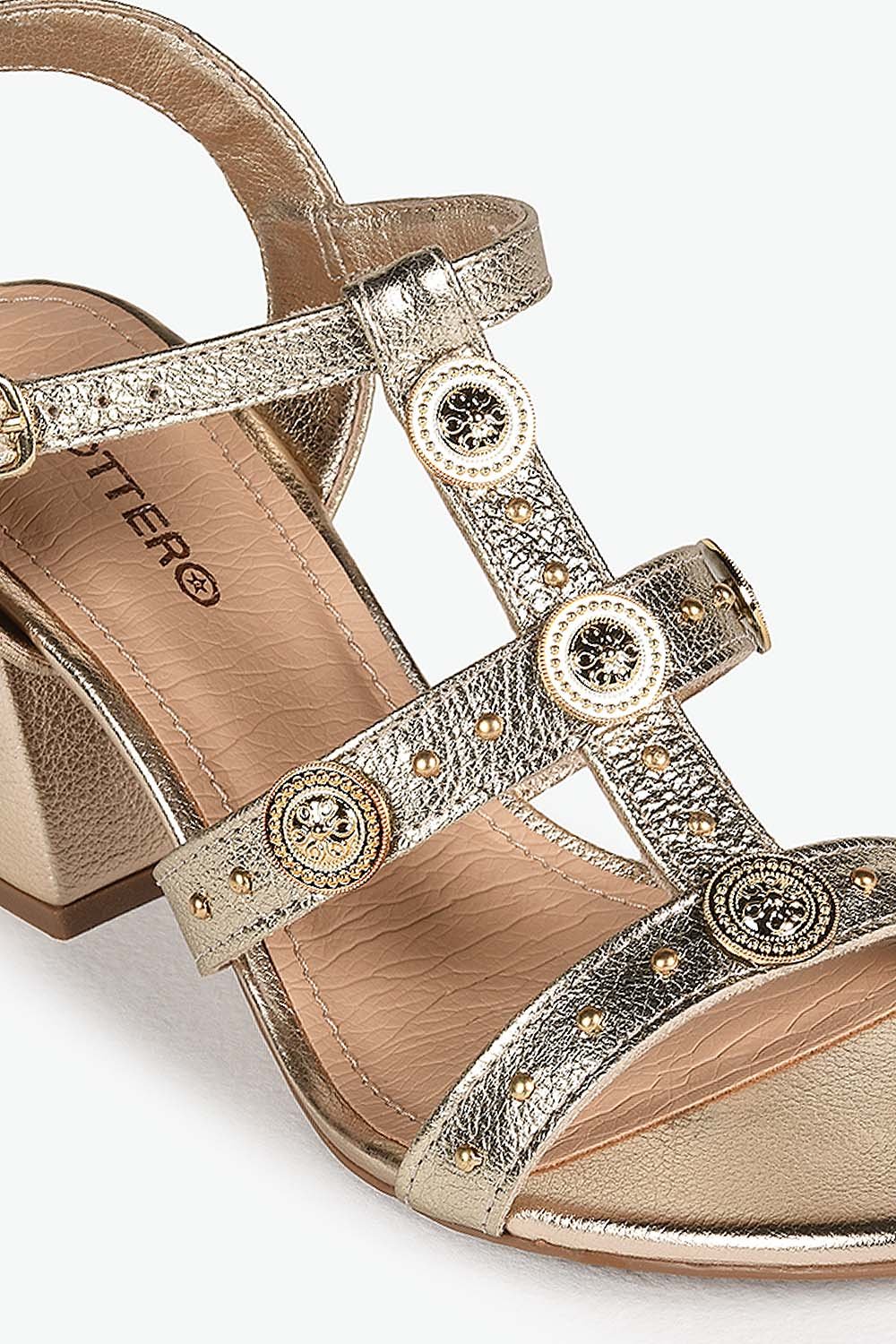 Sandália Feminina Bottero Dyone Dourado 2