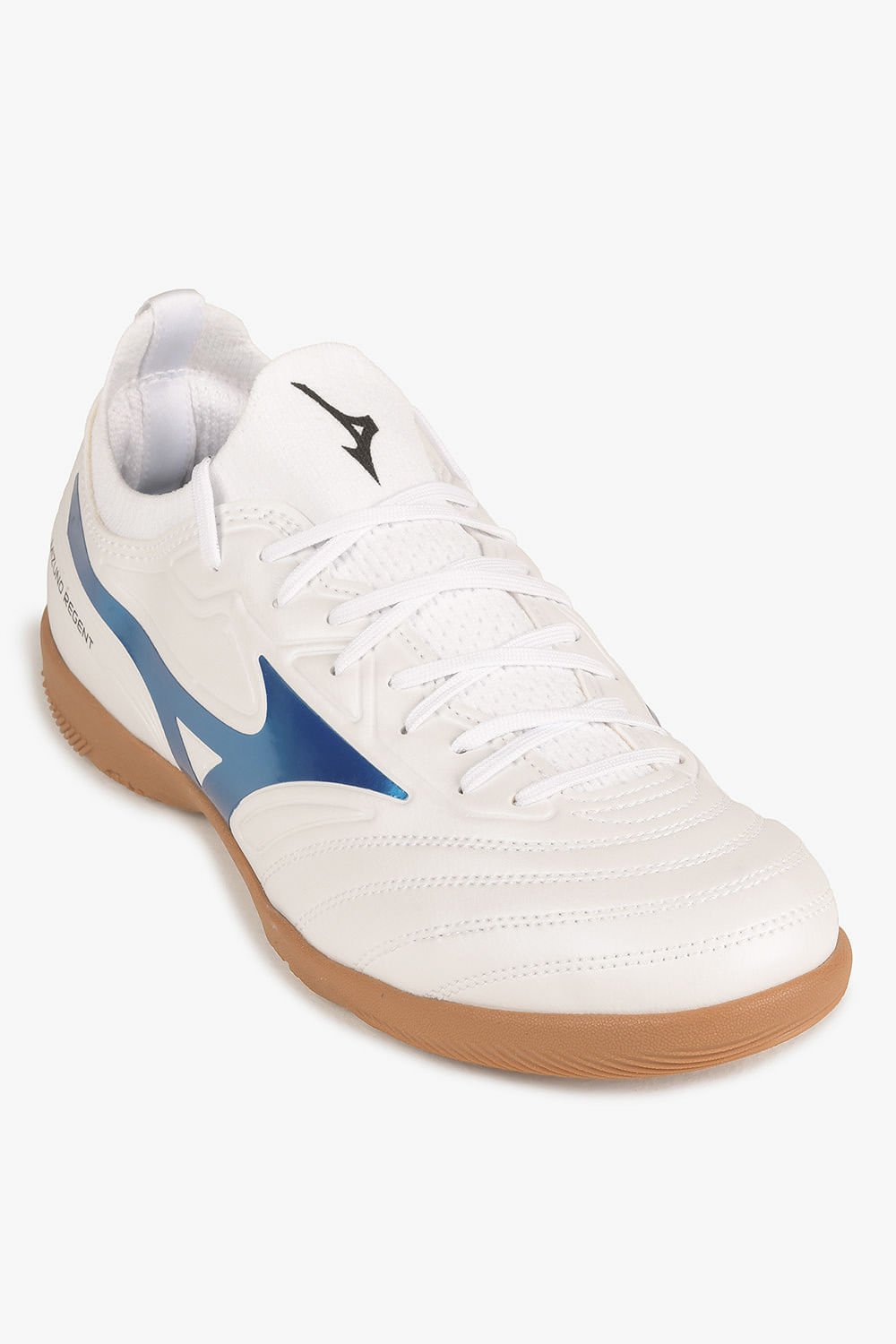 Chuteira Masculina Futsal Mizuno Regent IN Branco/Azul 4