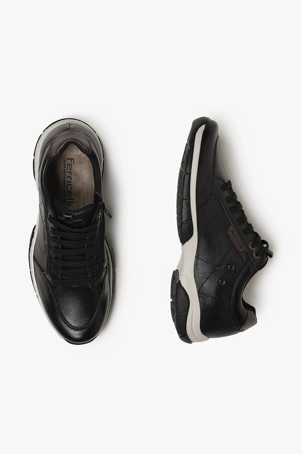 Sapatênis Masculino Ferricelli Azera - Palha Preto 3