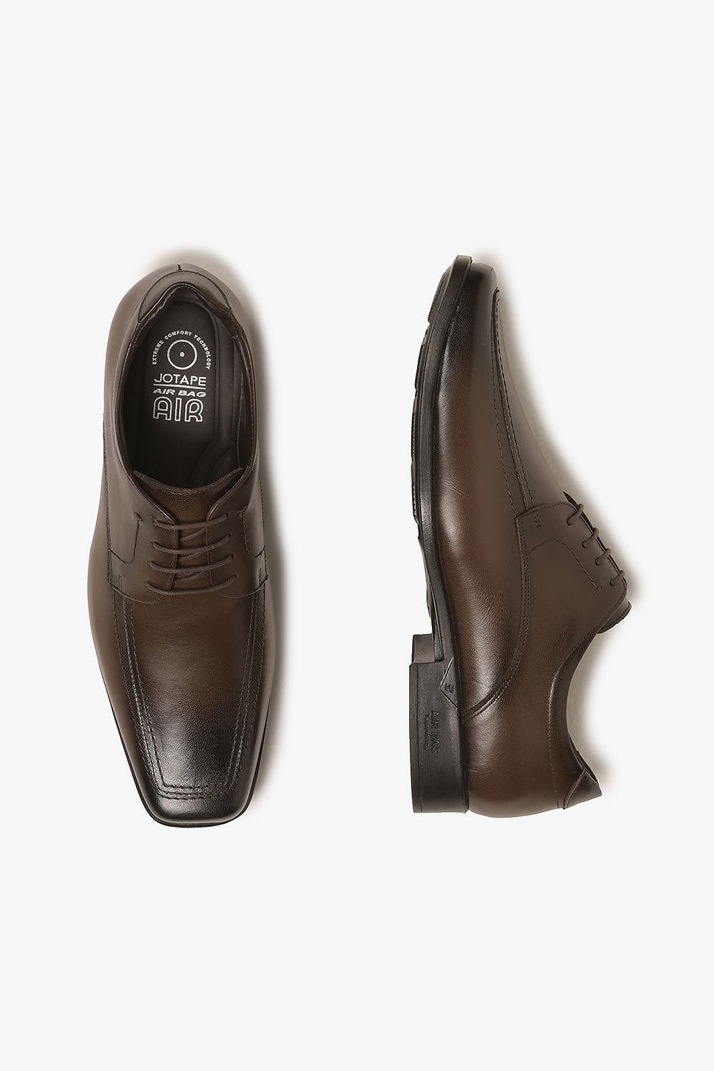 Sapato Social Masculino Jota Pe Air Moritz Marrom 3