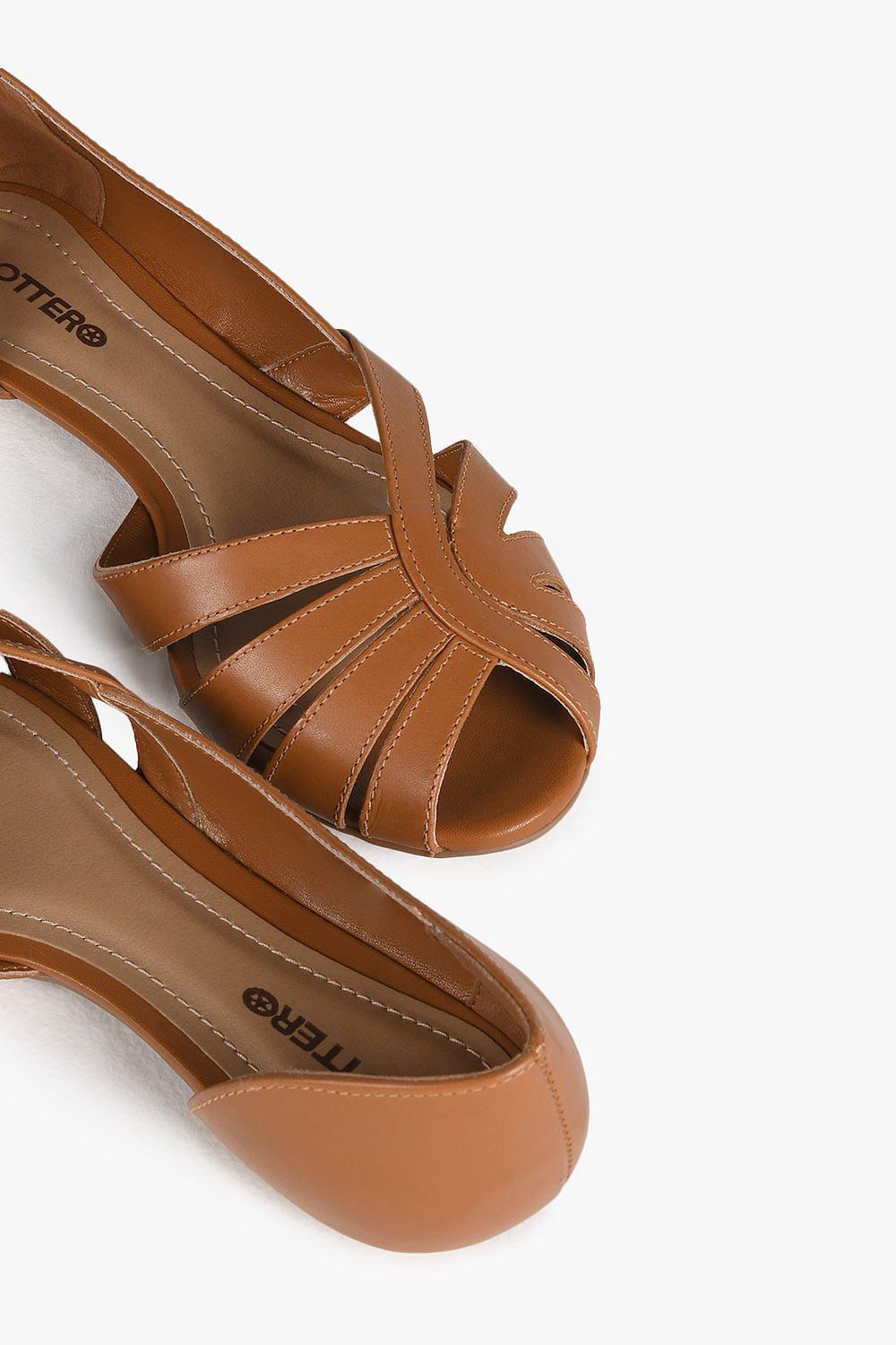 Sapatilha Feminina Bico Redondo Bottero Silene Caramelo 4