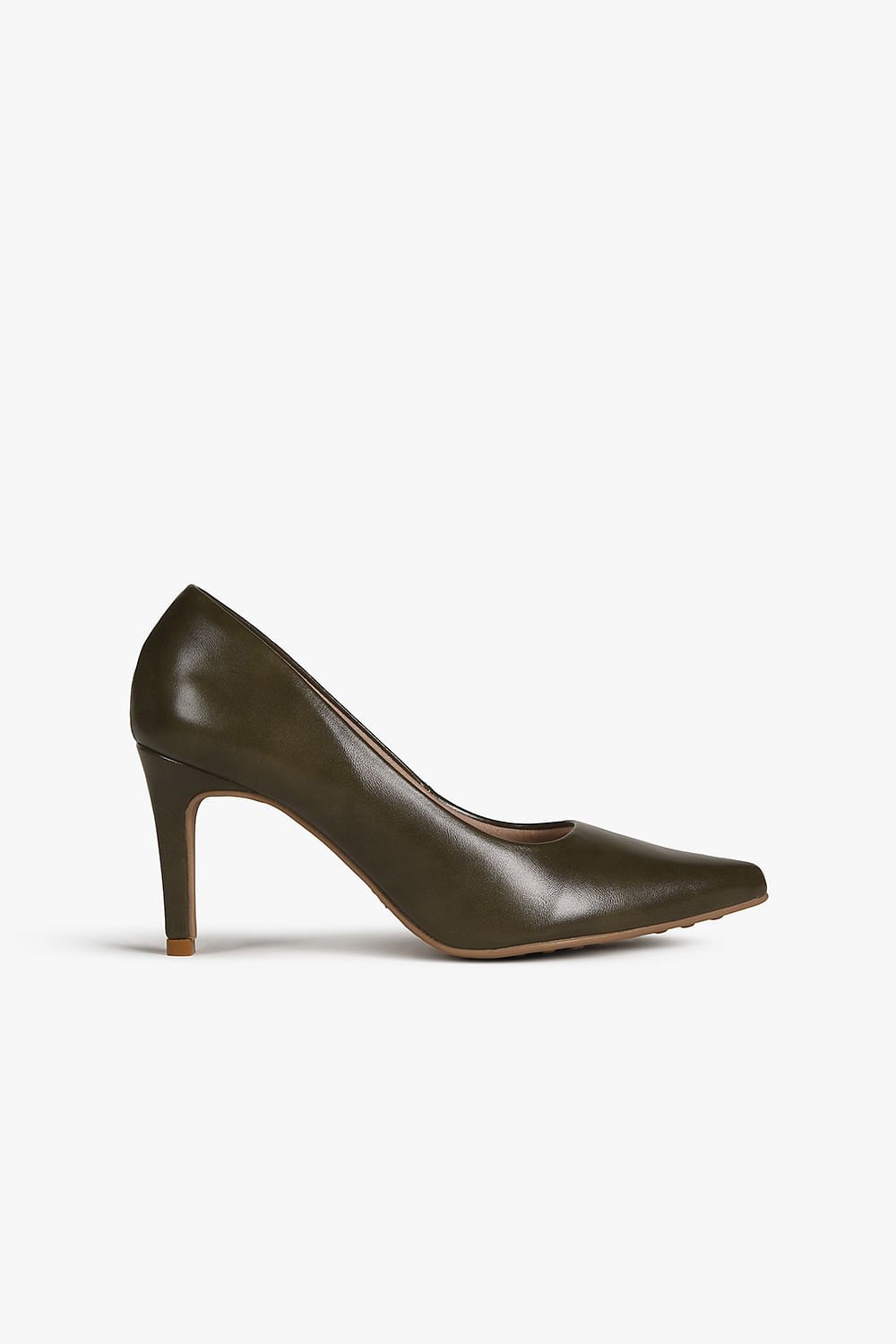 Scarpin Feminino Salto Alto Mundial Julietta Verde 1