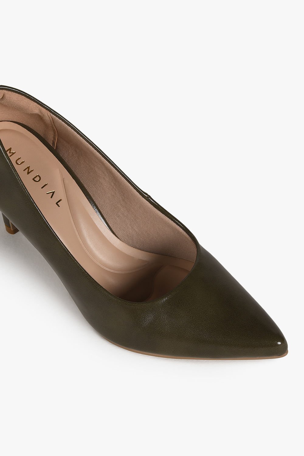 Scarpin Feminino Salto Alto Mundial Julietta Verde 2