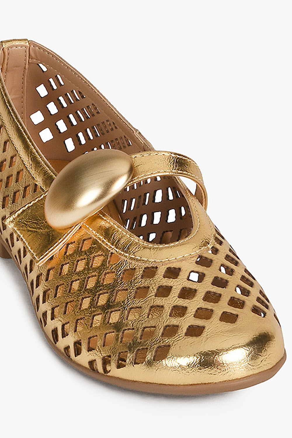 Sapatilha Feminina Tiras Mundial Kaley Dourado 2