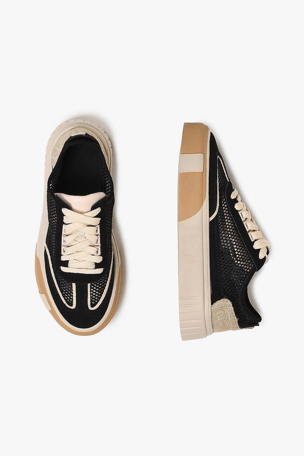 Tênis Feminino Plataforma Mundial Claudya Preto 3