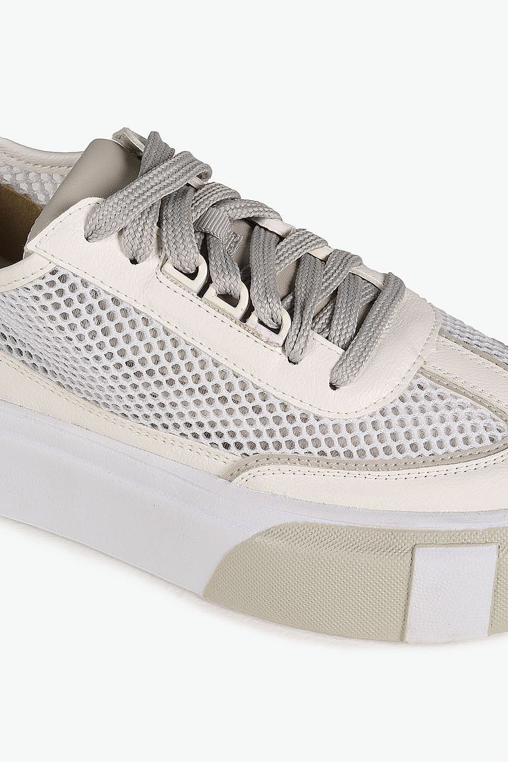 Tênis Feminino Plataforma Mundial Claudya Branco 2