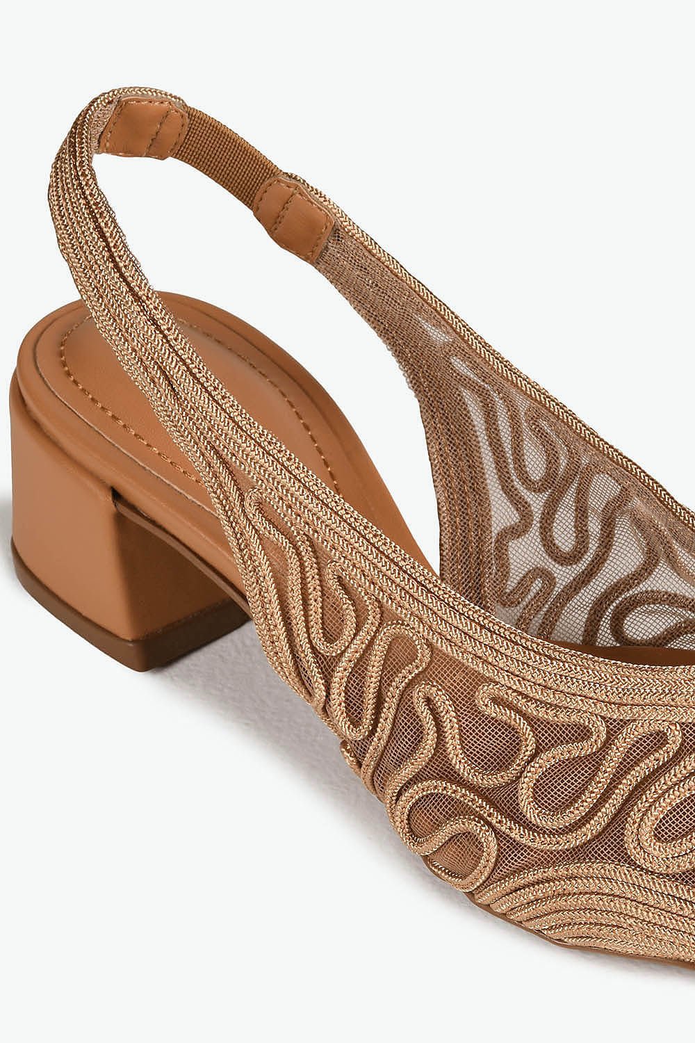 Sapato Feminino Slingback Mundial Briana Caramelo 2