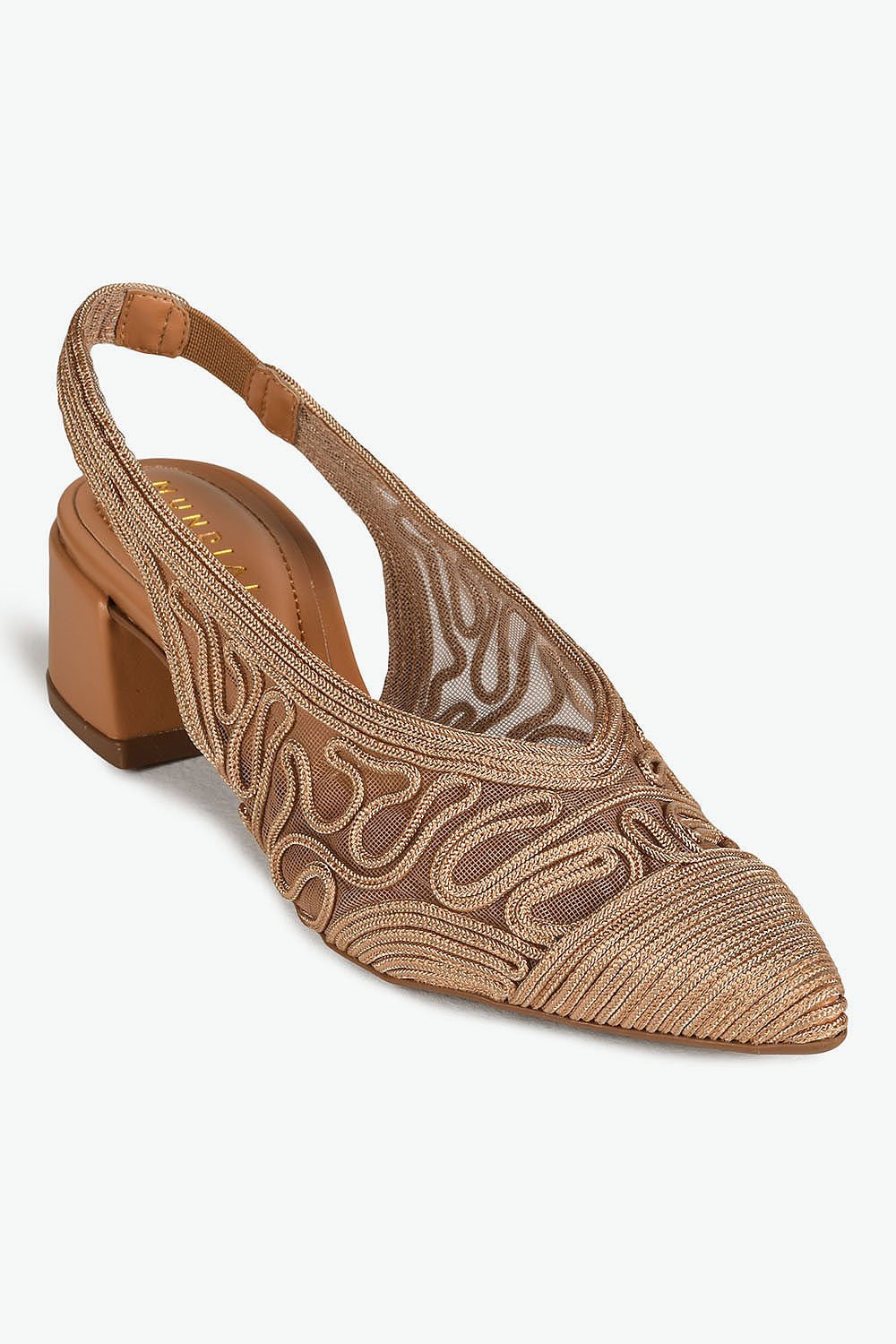 Sapato Feminino Slingback Mundial Briana Caramelo 4