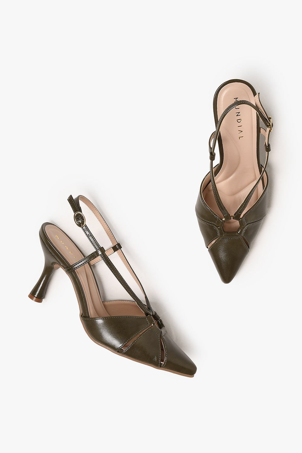 Scarpin Feminino Slingback Mundial Paola Verde 3