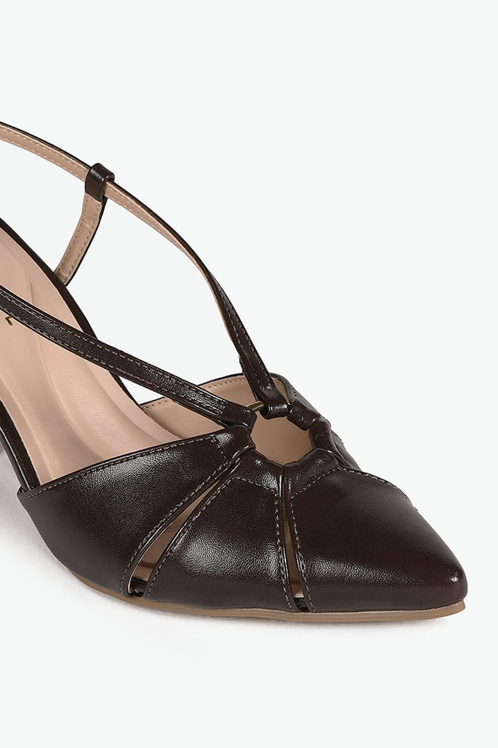 Scarpin Feminino Slingback Mundial Paola Marrom 2