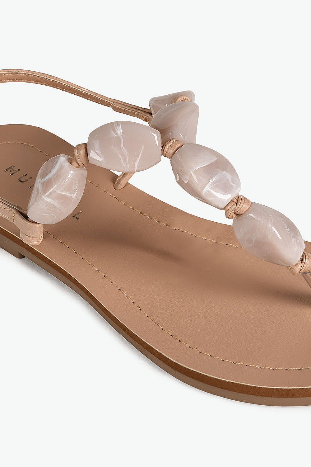 Sandália Feminina Rasteira Mundial Claudia Bege 2