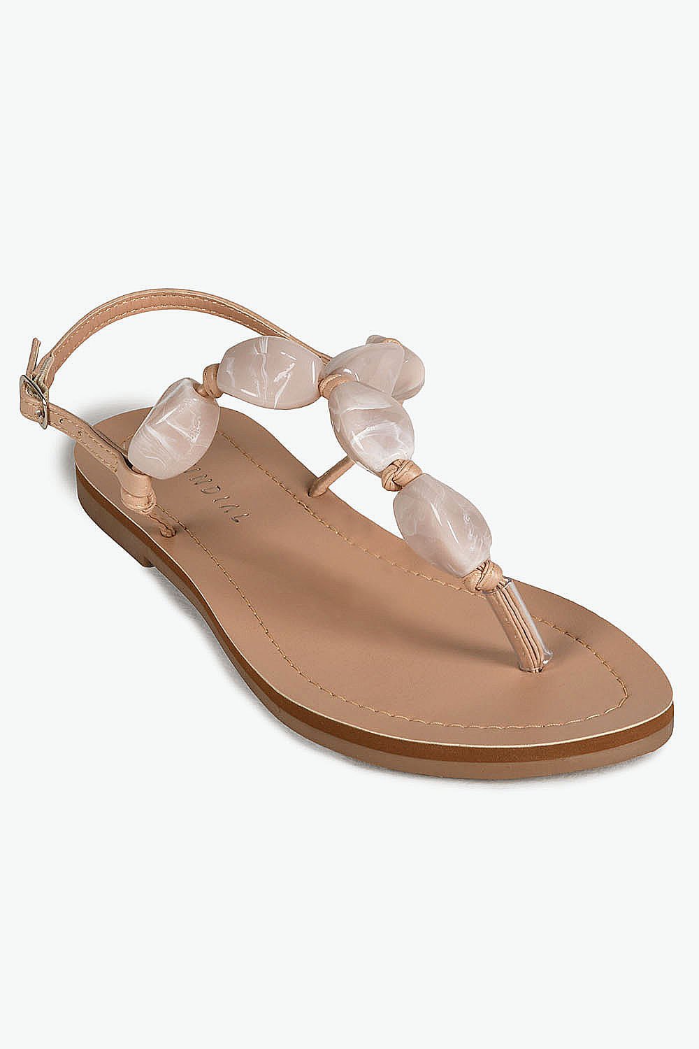 Sandália Feminina Rasteira Mundial Claudia Bege 4