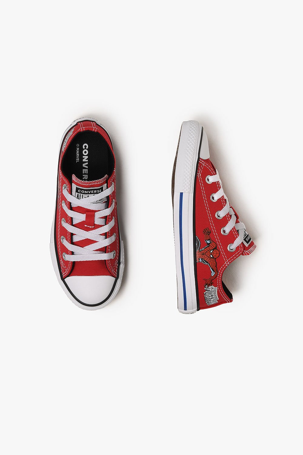 Tênis Infantil Converse Chuck Taylor All Star Homem Aranha Vermelho 3
