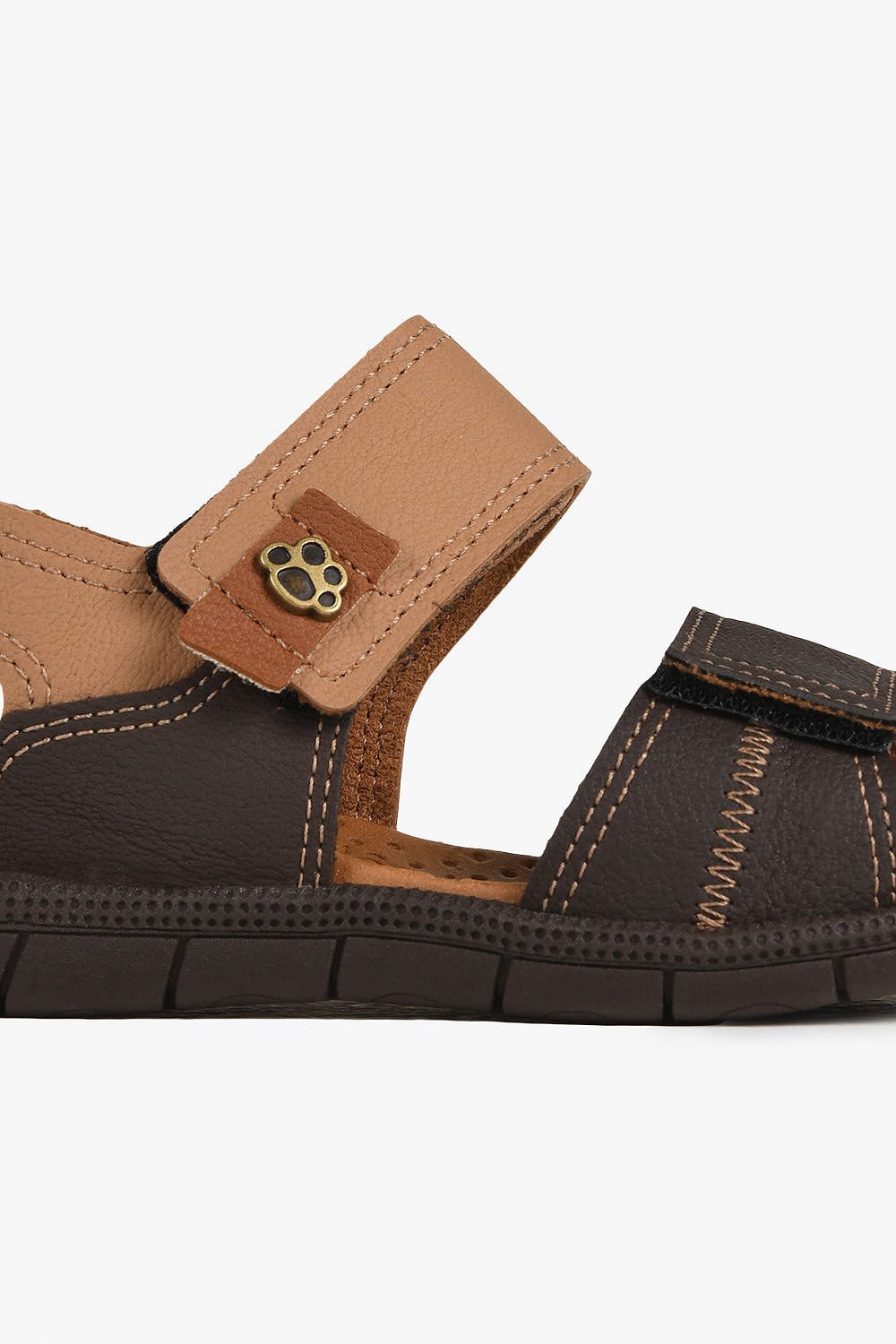 Sandália Baby Infantil Klin San Café 2