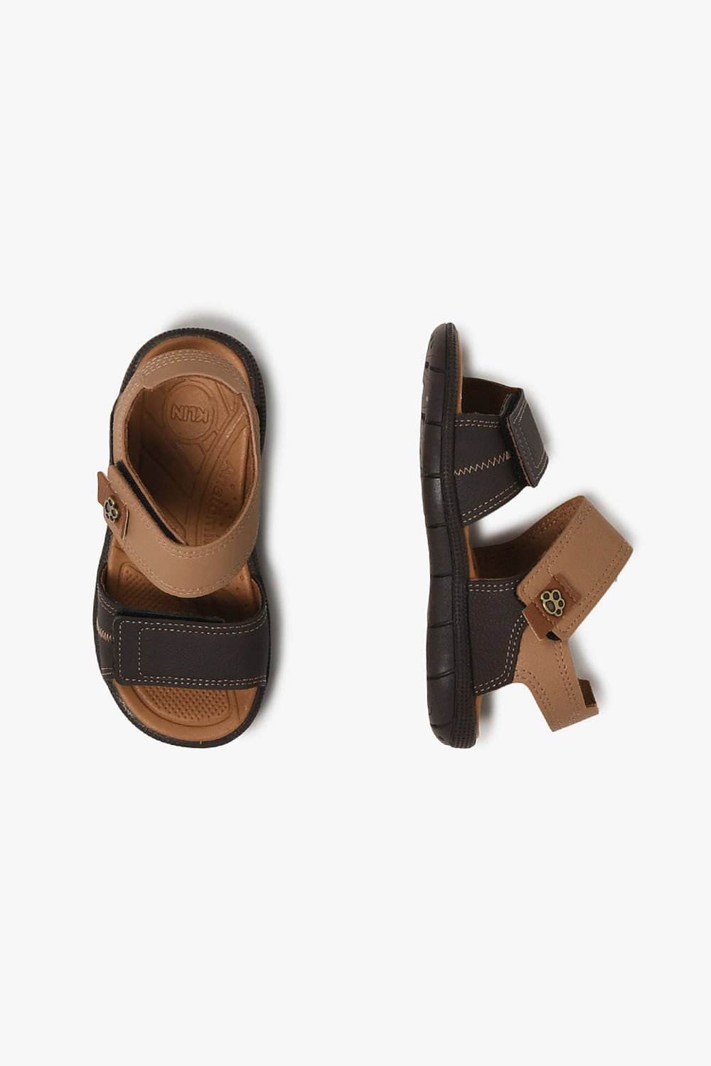 Sandália Baby Infantil Klin San Café 3
