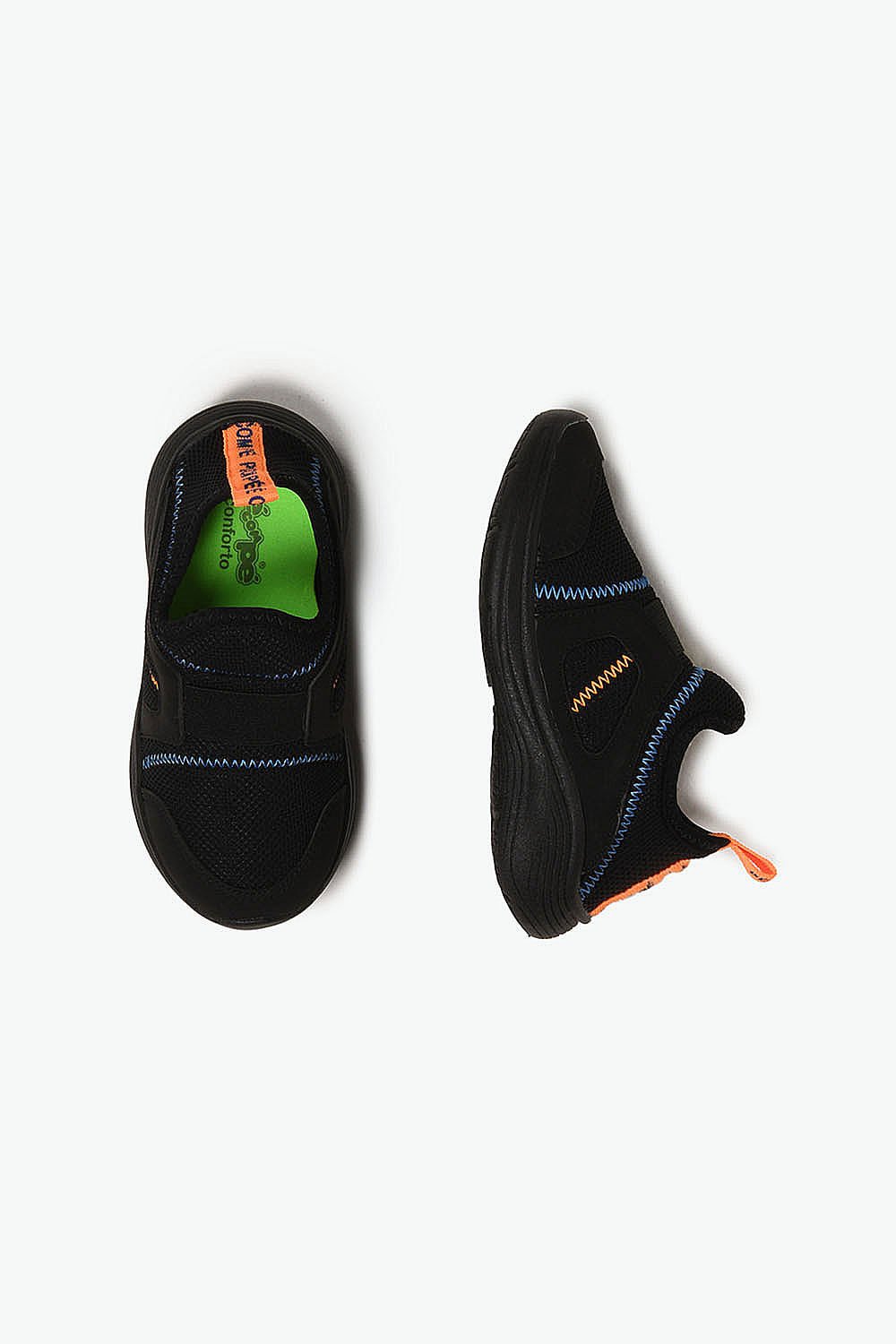 Tênis Infantil Pé Com Pé Beny Slip On Baby Preto 3