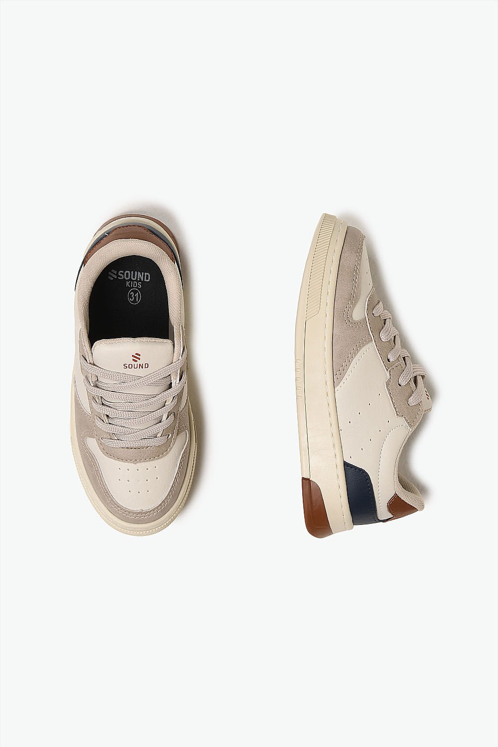 Tênis Infantil Sound By Zotto Bolt Bege 3