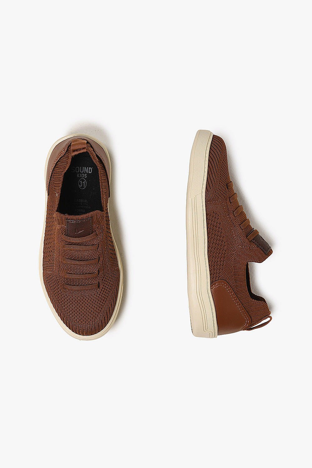 Sapatênis Infantil Sound By Zotto Loop Marrom 3