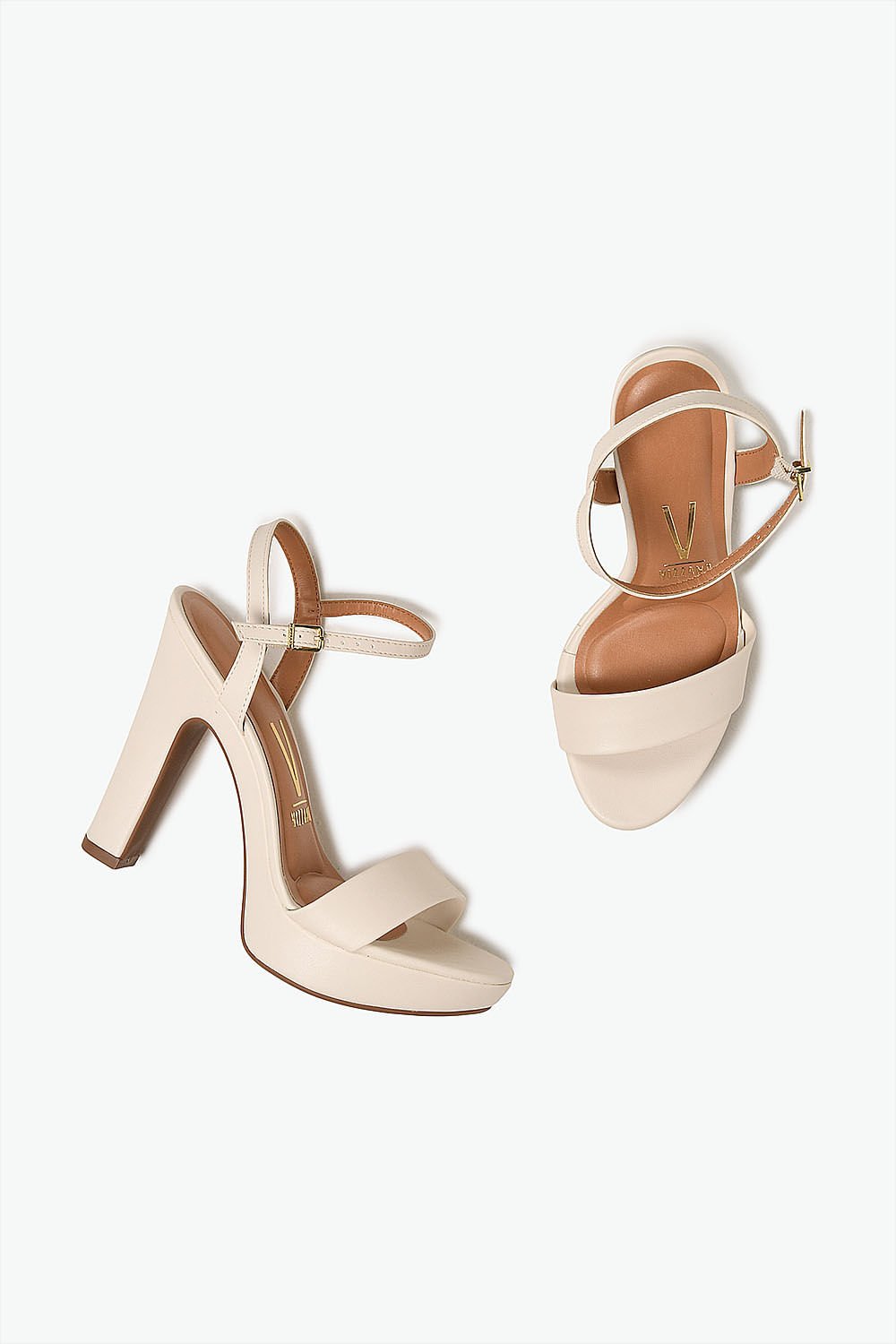 Sandália Feminina Meia-Pata Vizzano Nathaly Branco 3