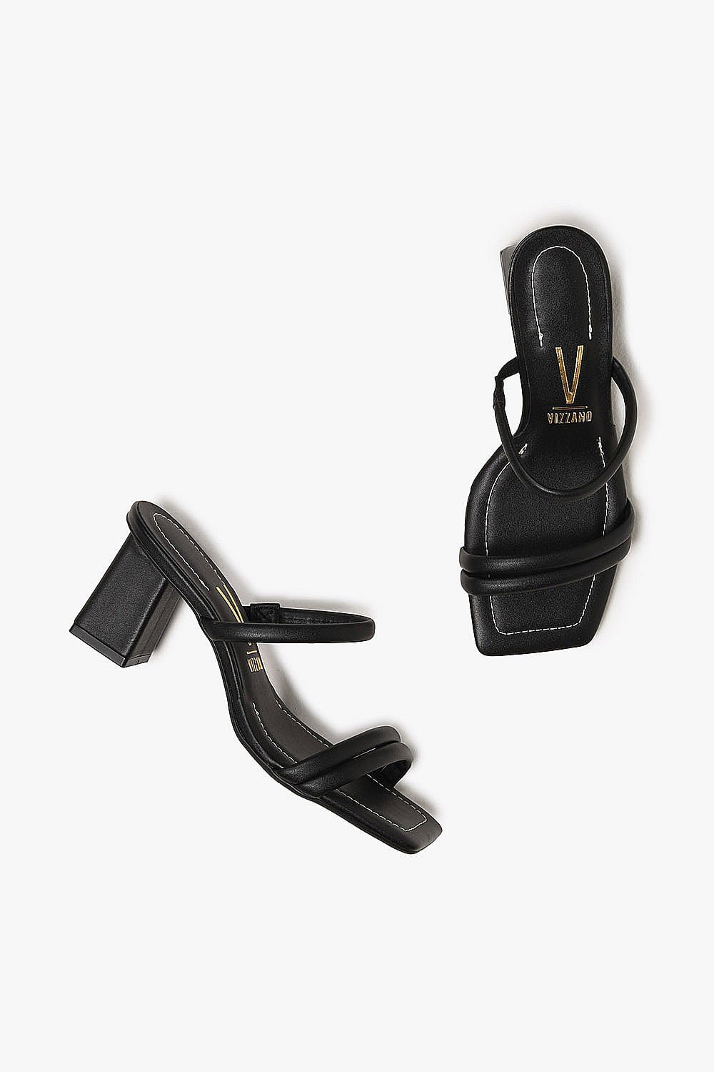 Tamanco Feminino Salto Alto Vizzano Gloria Preto 3