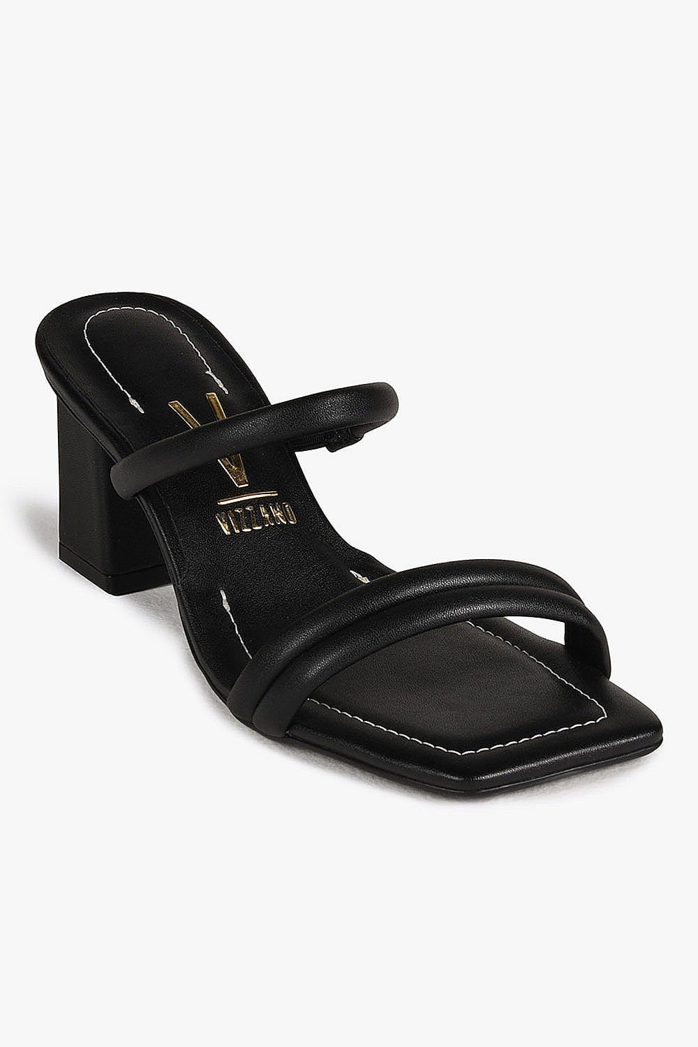 Tamanco Feminino Salto Alto Vizzano Gloria Preto 4