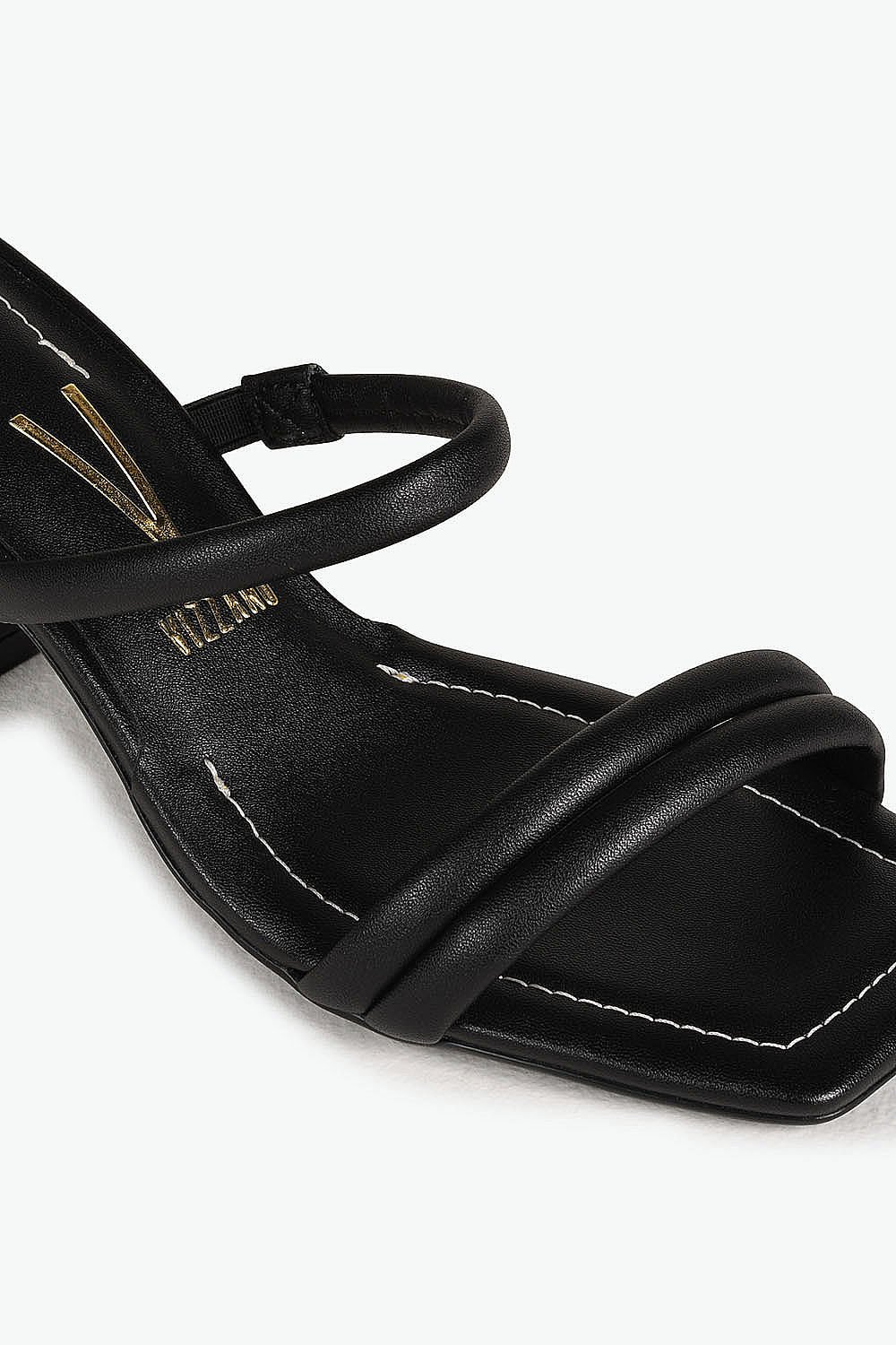 Tamanco Feminino Salto Alto Vizzano Gloria Preto 2