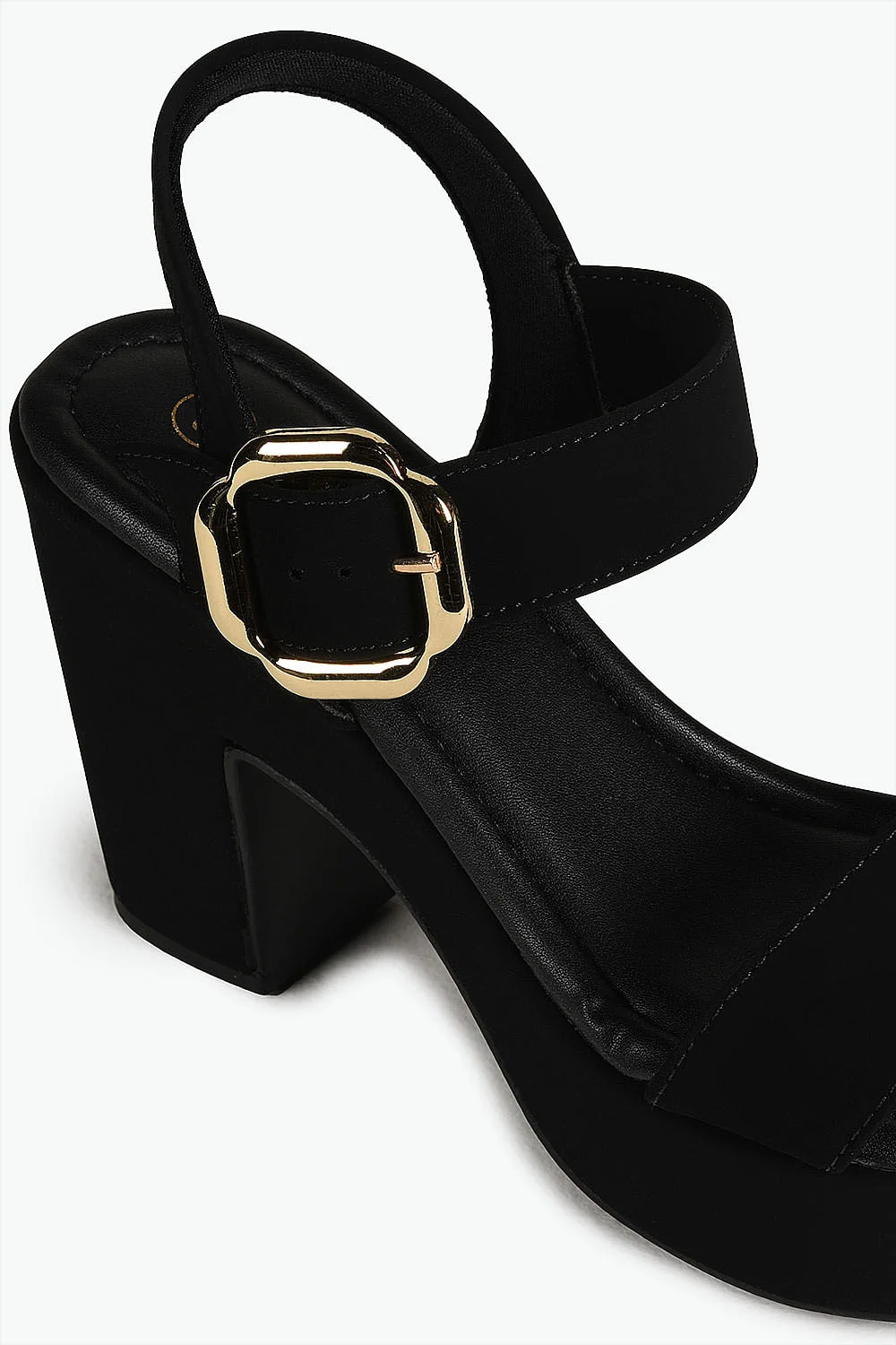 Sandália Feminina Meia-Pata Bebecê Agna Preto 2