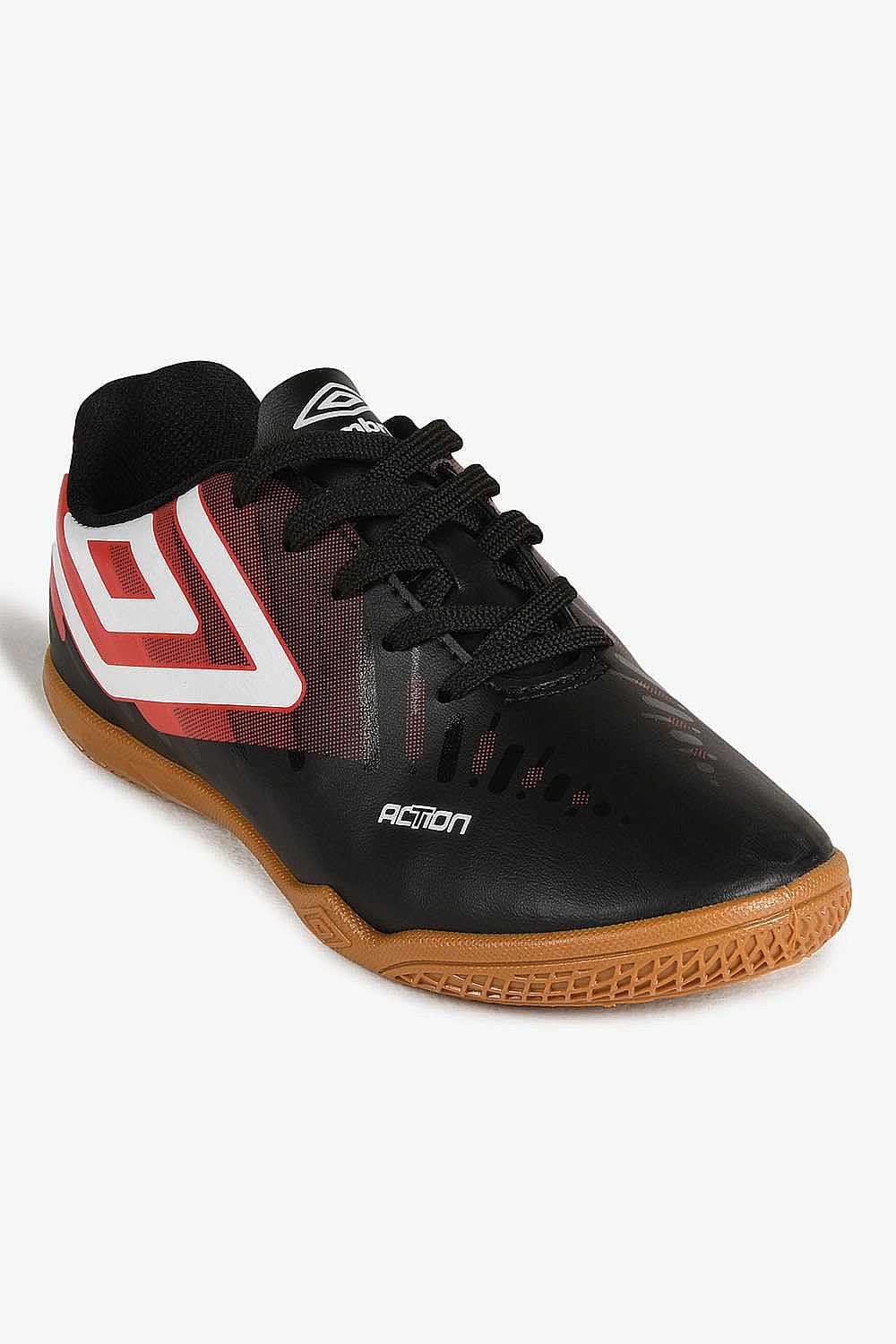 Chuteira Infantil Futsal Umbro Action Jr Preto 4