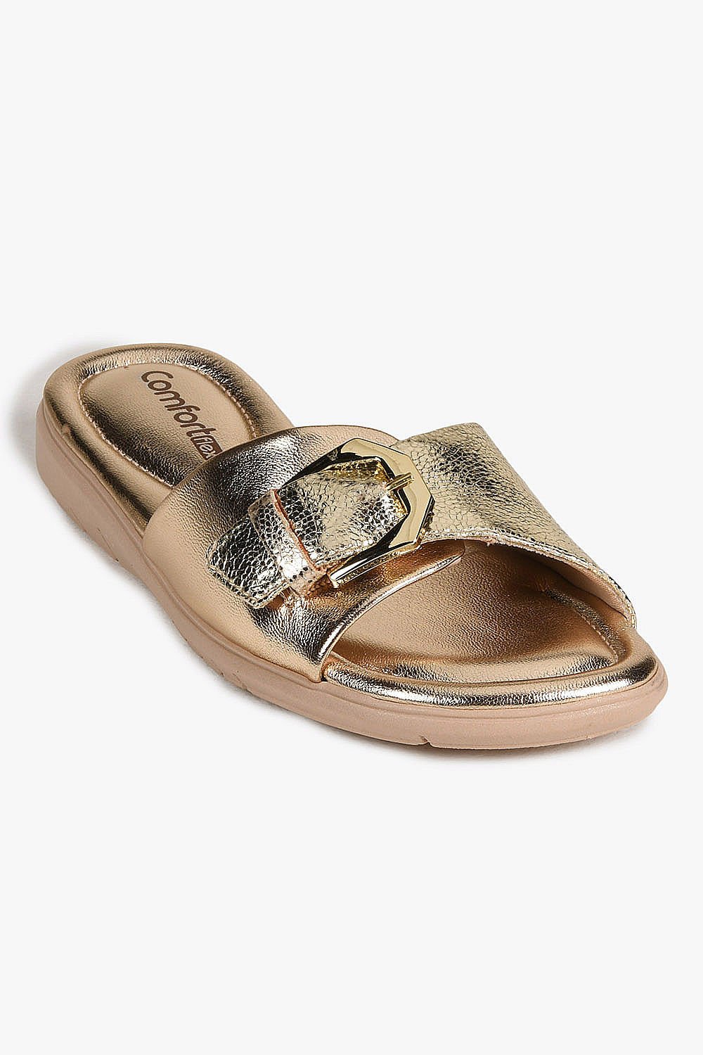 Tamanco Feminino Comfortflex Lucy Dourado 4