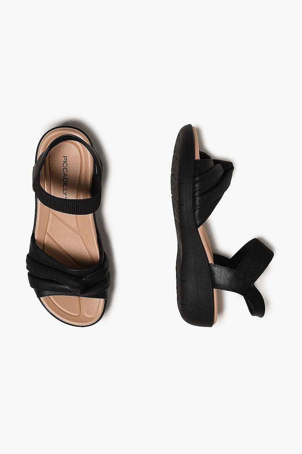 Sandália Feminina Anabela Piccadilly Kathrina Preto 3