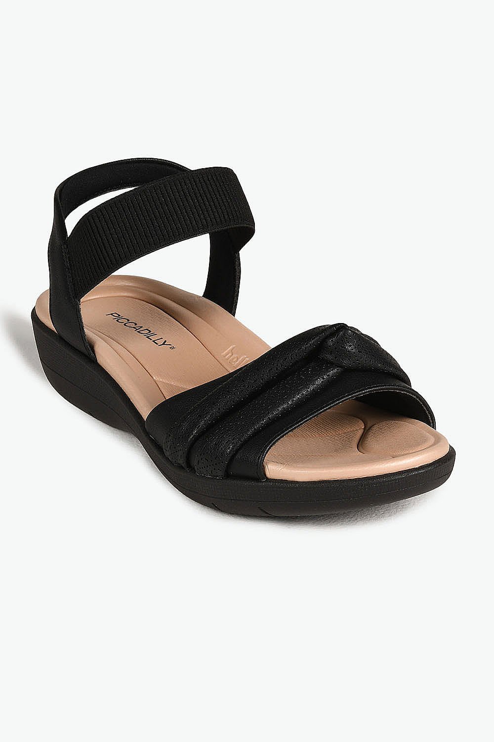 Sandália Feminina Anabela Piccadilly Kathrina Preto 4