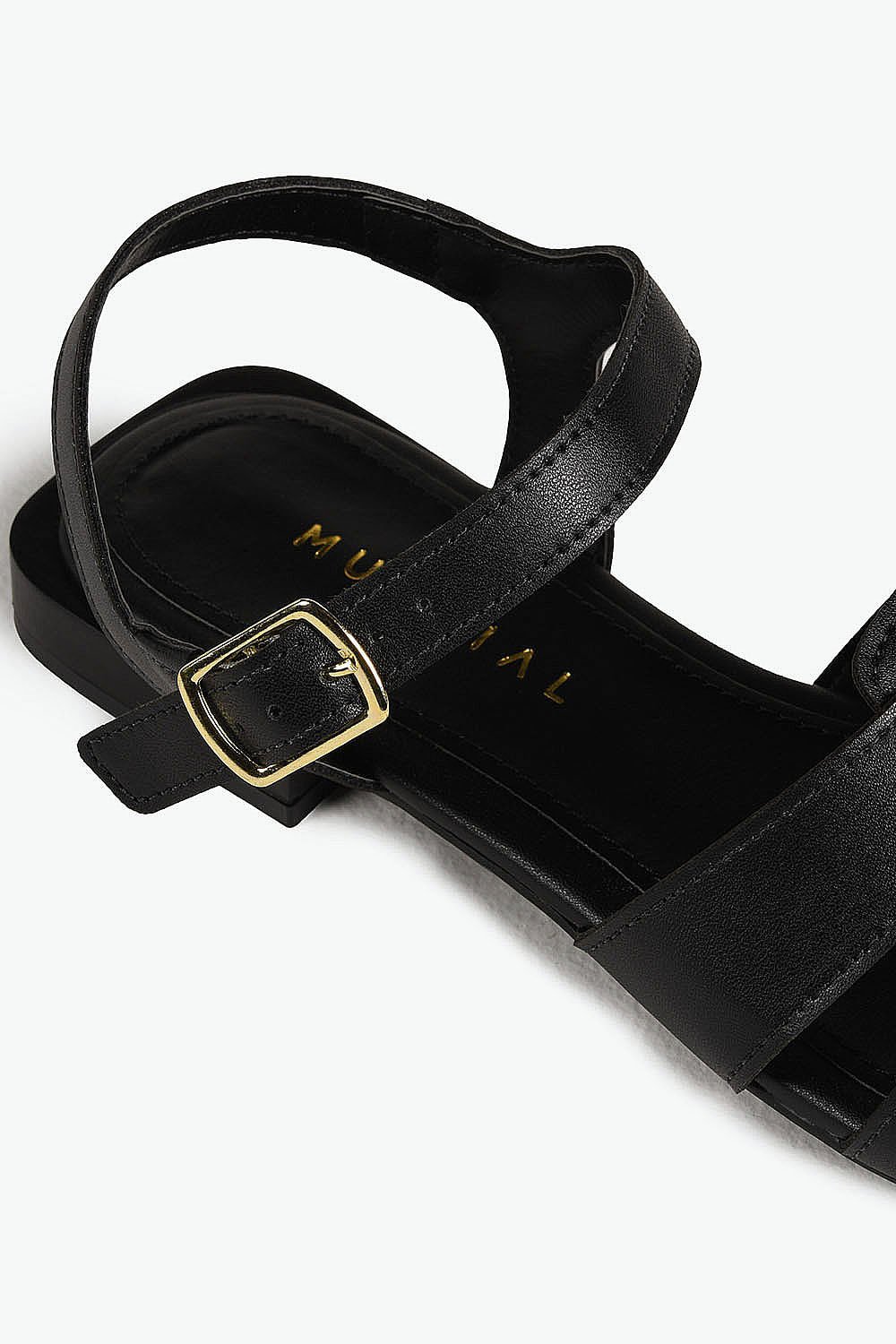 Sandália Feminina Rasteira Mundial Isis Preto 5