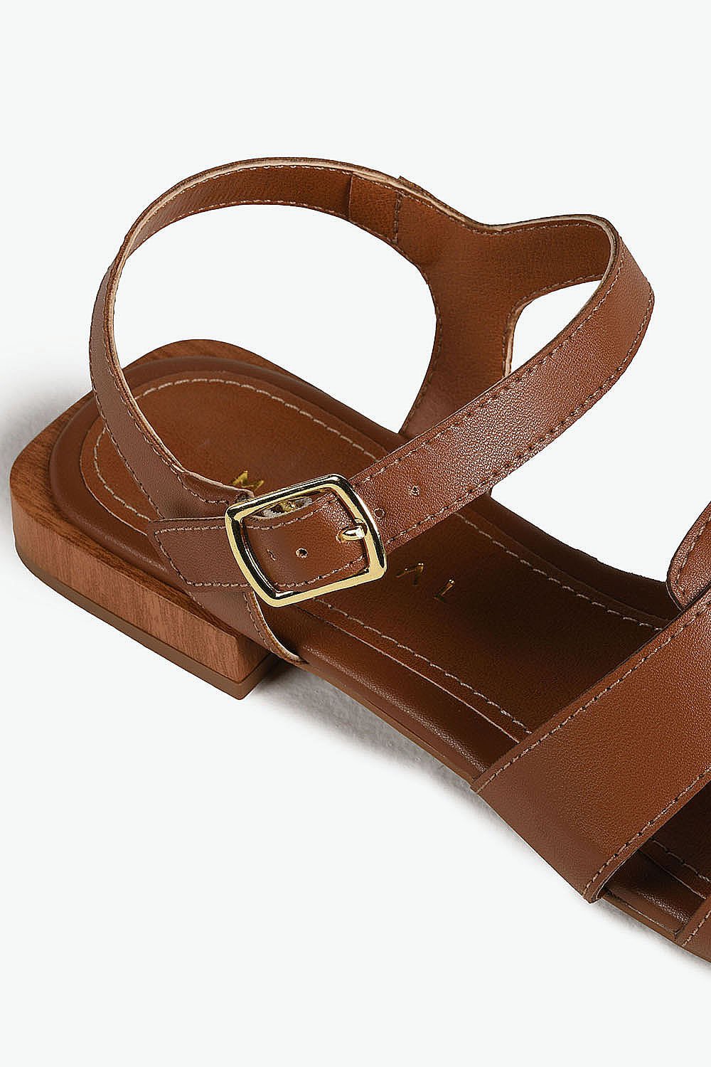 Sandália Feminina Rasteira Mundial Isis Marrom 5