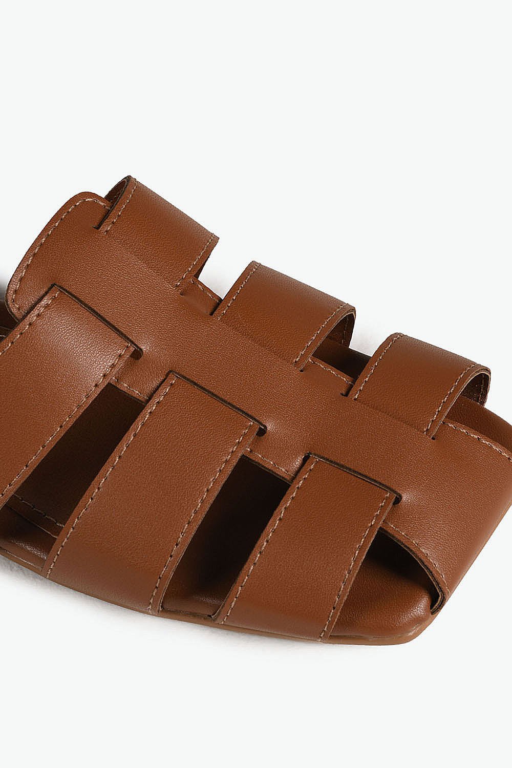 Sandália Feminina Rasteira Mundial Isis Marrom 2