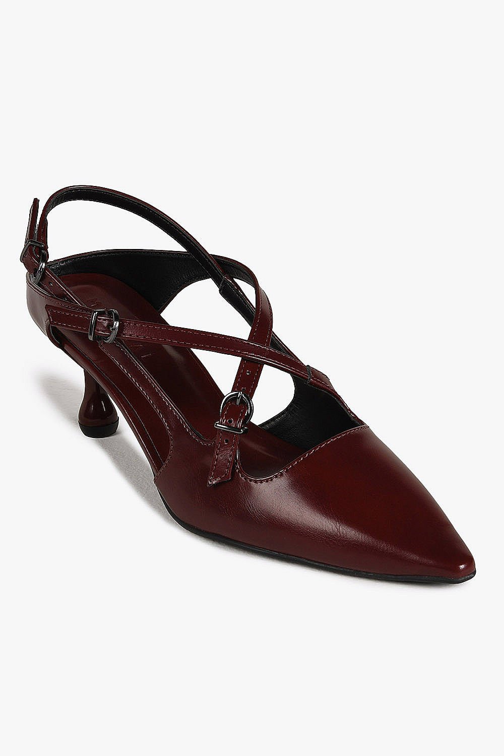 Scarpin Feminino Slingback Mundial Agatha Bordô 5