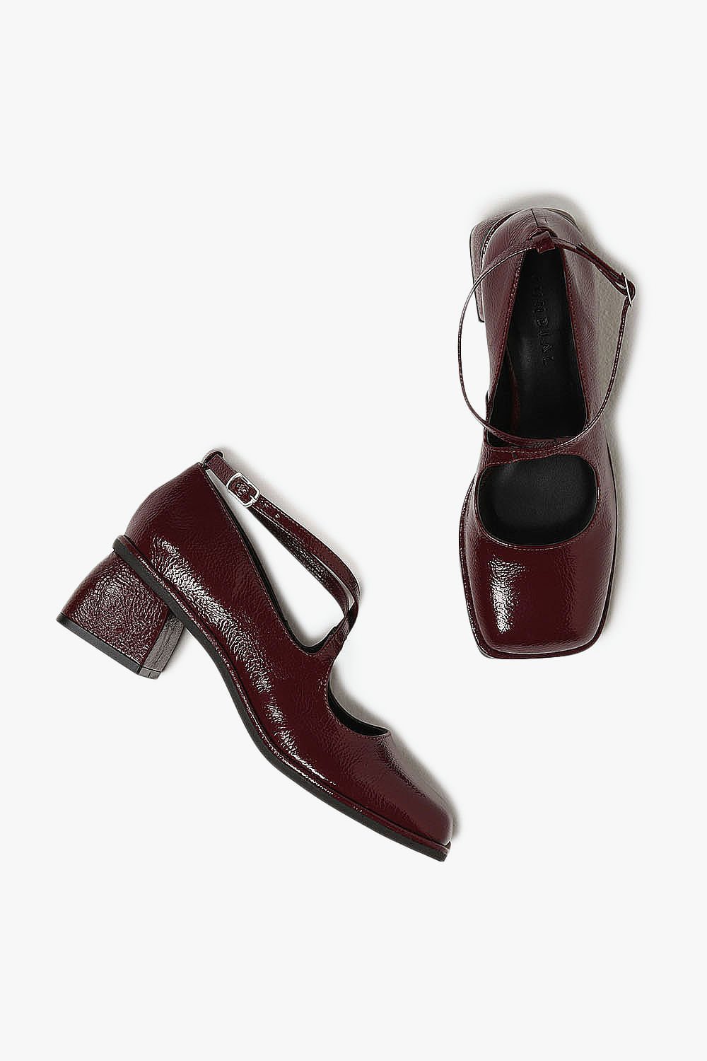 Sapato Feminino De Boneca Mundial Lilyan Bordô 3