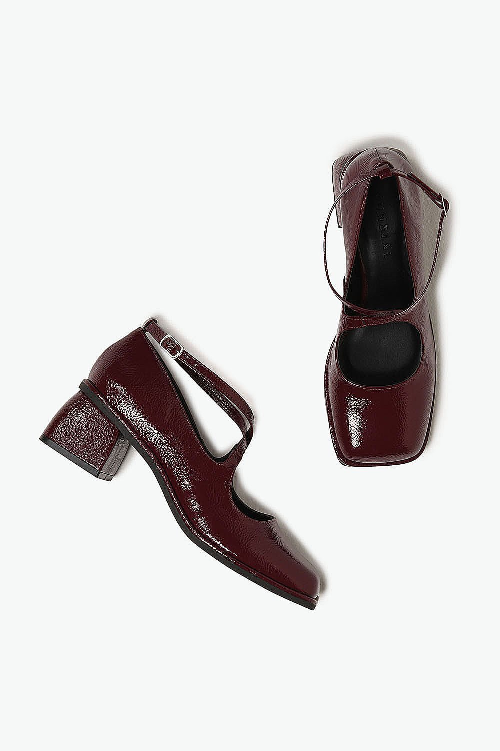 Sapato Feminino De Boneca Mundial Lilyan Bordô 3