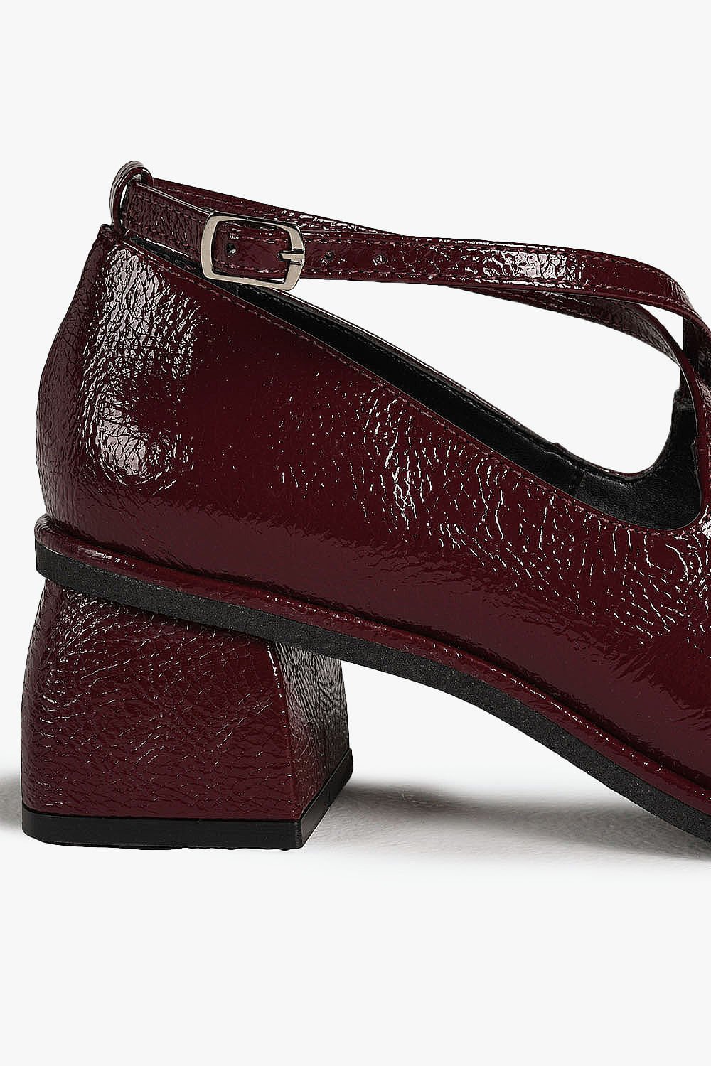 Sapato Feminino De Boneca Mundial Lilyan Bordô 5