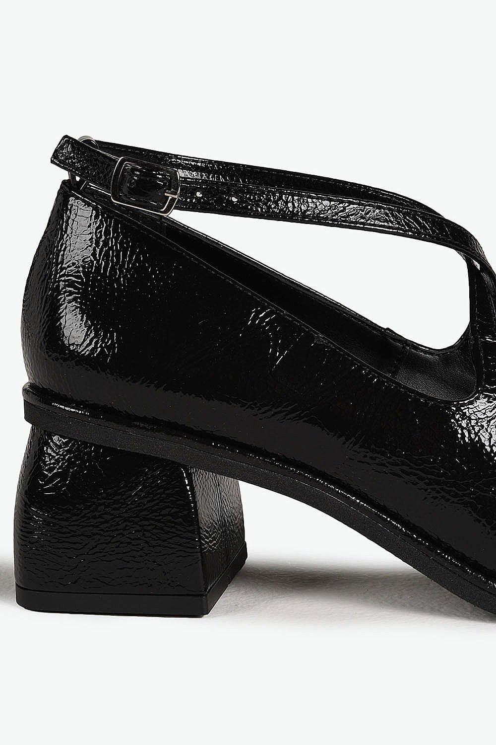 Sapato Feminino De Boneca Mundial Lilyan Preto 2
