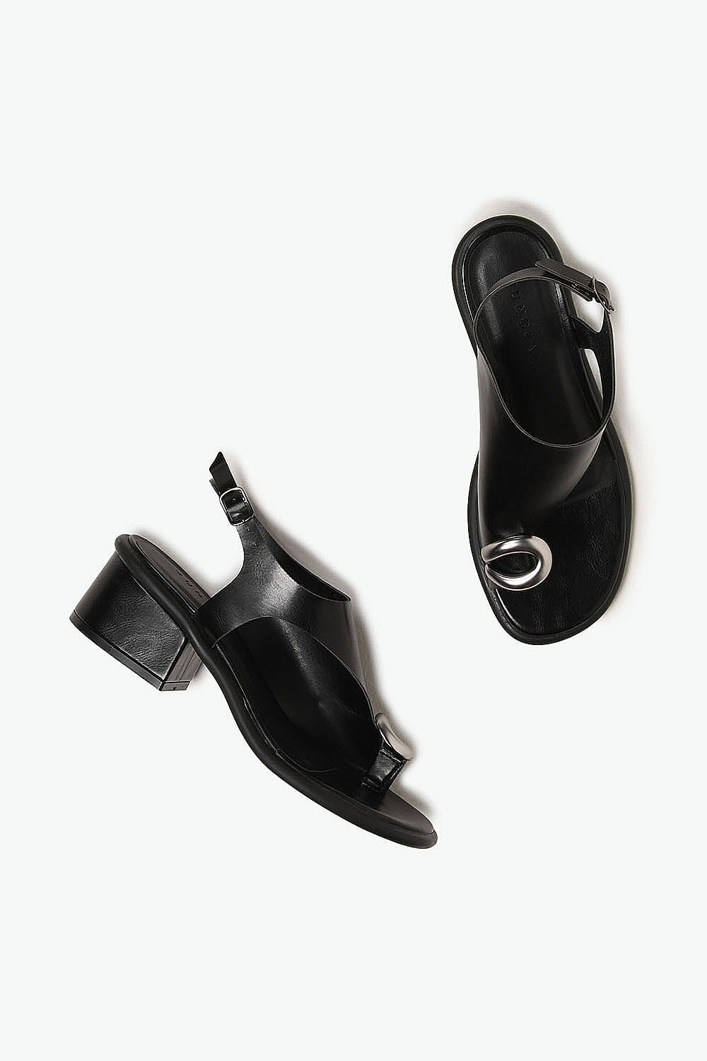 Sandália Feminina Salto Médio Mundial Cibelle Preto 3