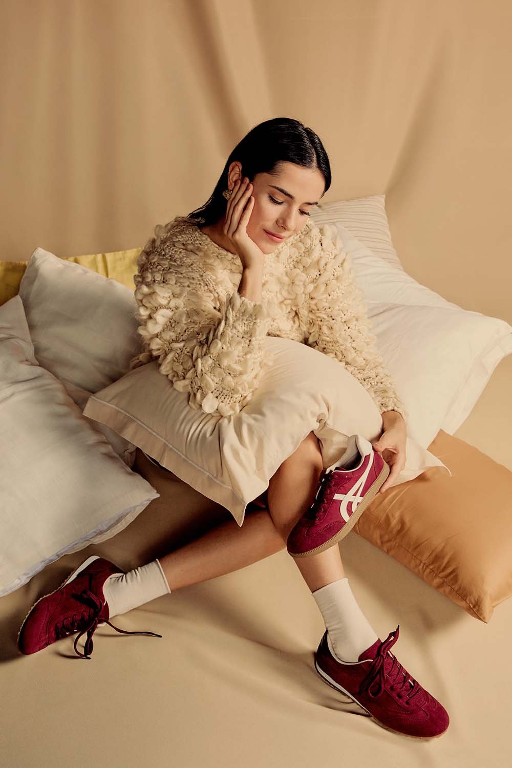 Tênis Feminino Casual Mundial Stefany Bordô 2