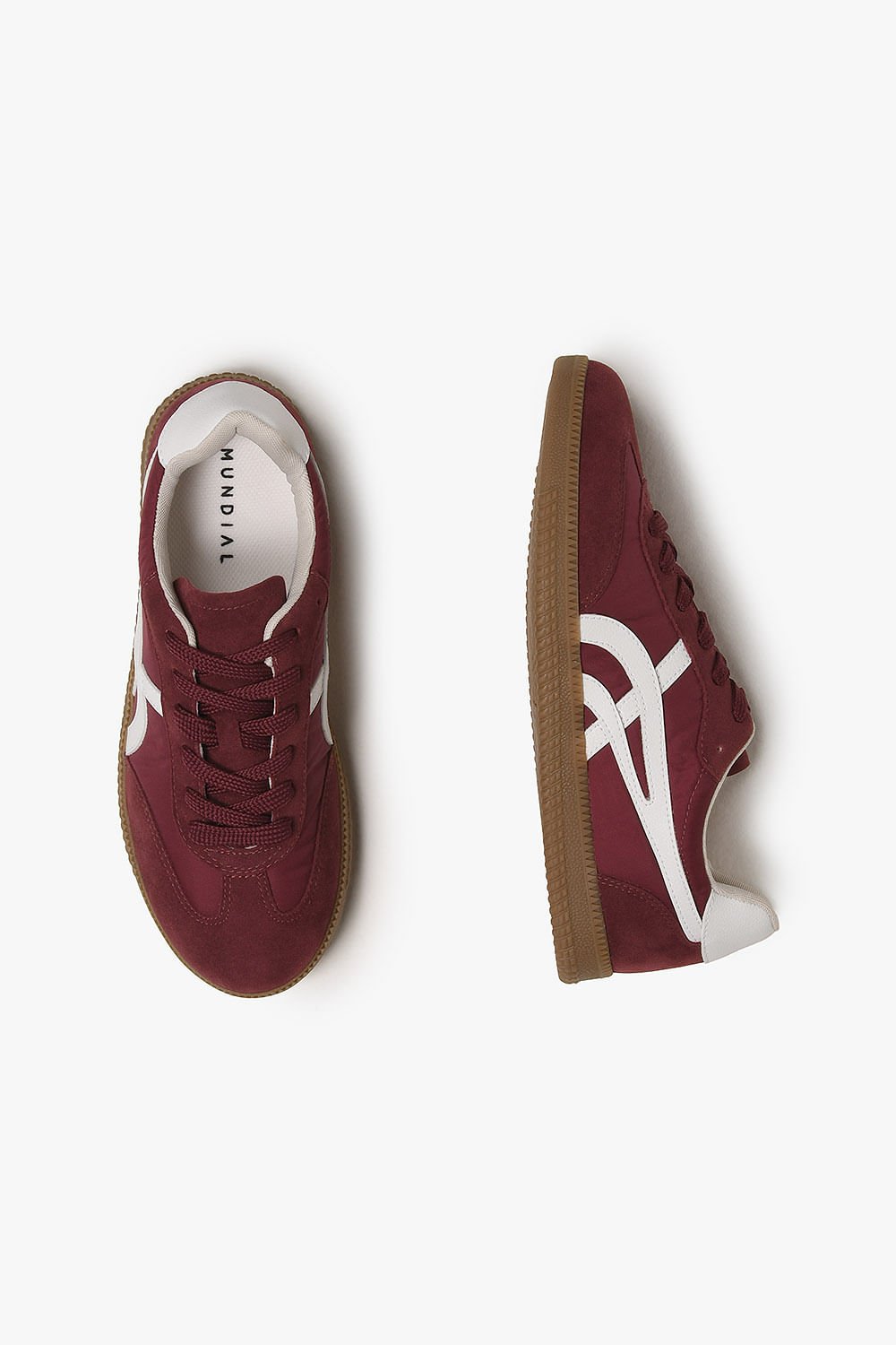 Tênis Feminino Casual Mundial Stefany Bordô 4