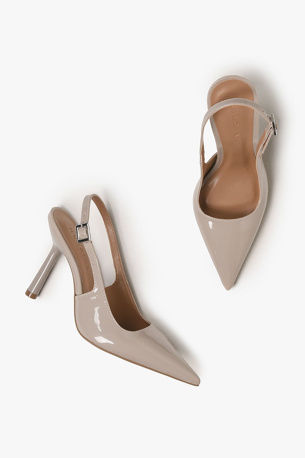 Scarpin Feminino Salto Alto Mundial Kyara Cinza 3