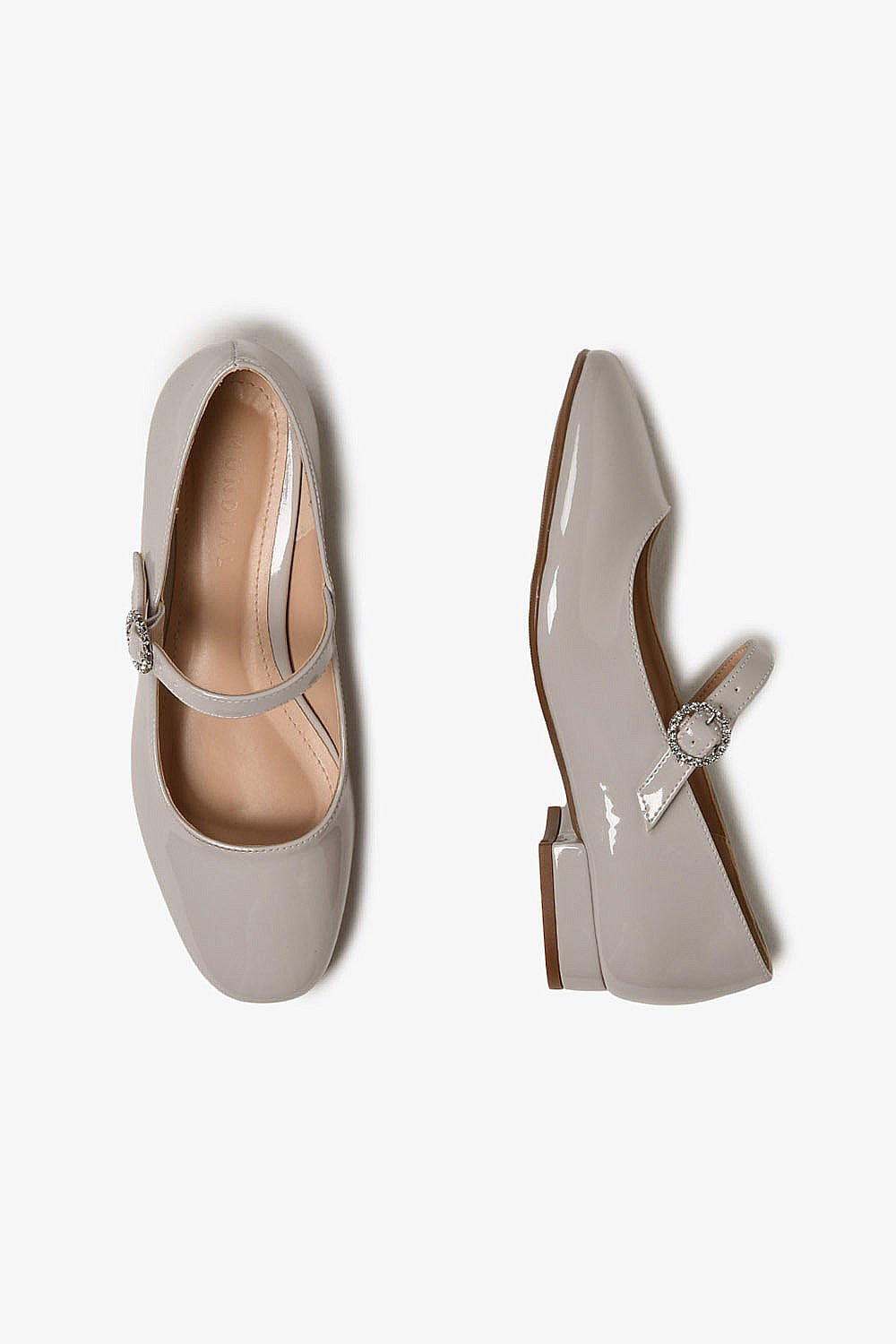 Sapato Feminino De Boneca Mundial Noemia Branco 3