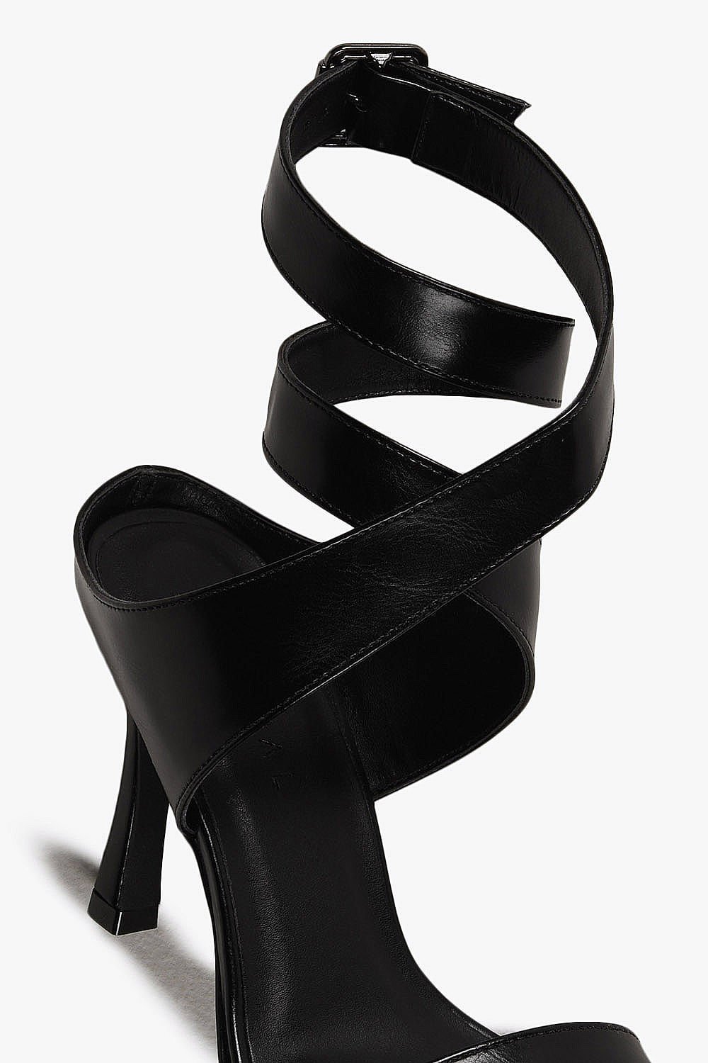 Sandália Feminina Salto Alto Mundial Cryslaine Preto 2