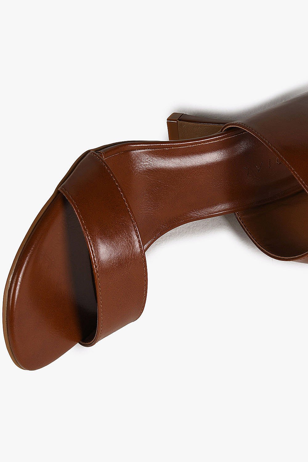 Sandália Feminina Salto Alto Mundial Cryslaine Marrom 4