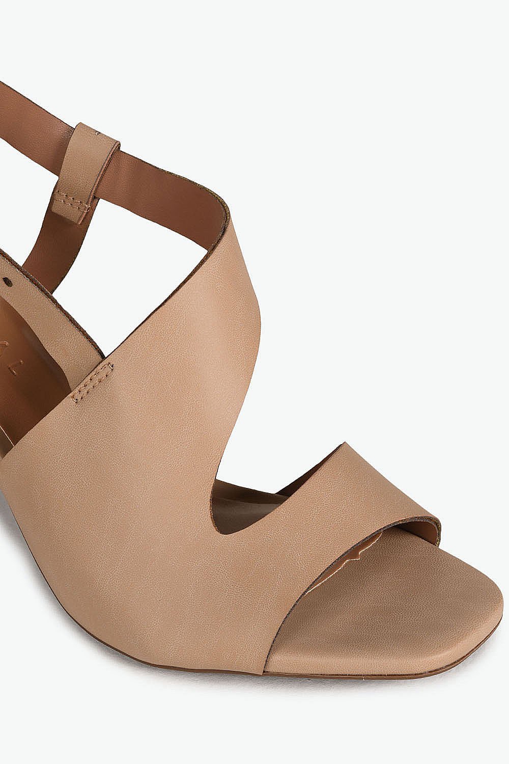 Sandália Feminina Salto Alto Mundial Monalizza Bege 2