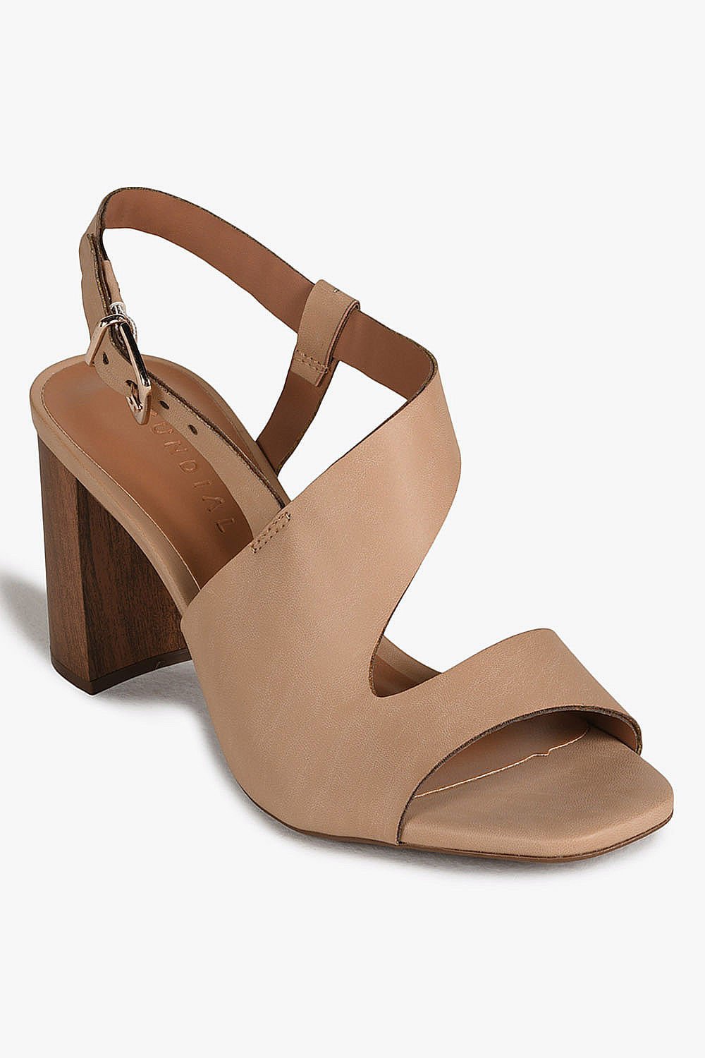 Sandália Feminina Salto Alto Mundial Monalizza Bege 4